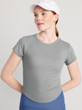 UltraLite Cropped Rib-Knit T-Shirt for Women | Old Navy (US)