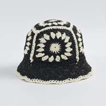 Floral Crochet Bucket Hat | SHEIN