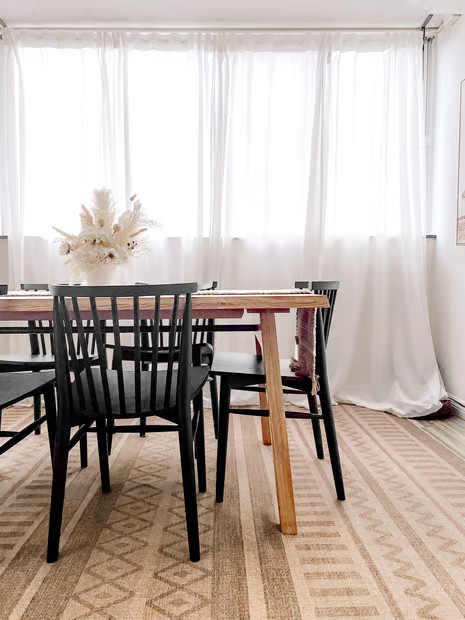 Natural Marcie Easy-Jute Washable Banded Area Rug | Rugs USA