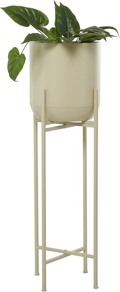 Amazon.com: CosmoLiving by Cosmopolitan Metal Round Planter with Removable Stand, Set of 2 39", 4... | Amazon (US)