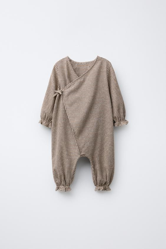 PLAID ROMPER | Zara US