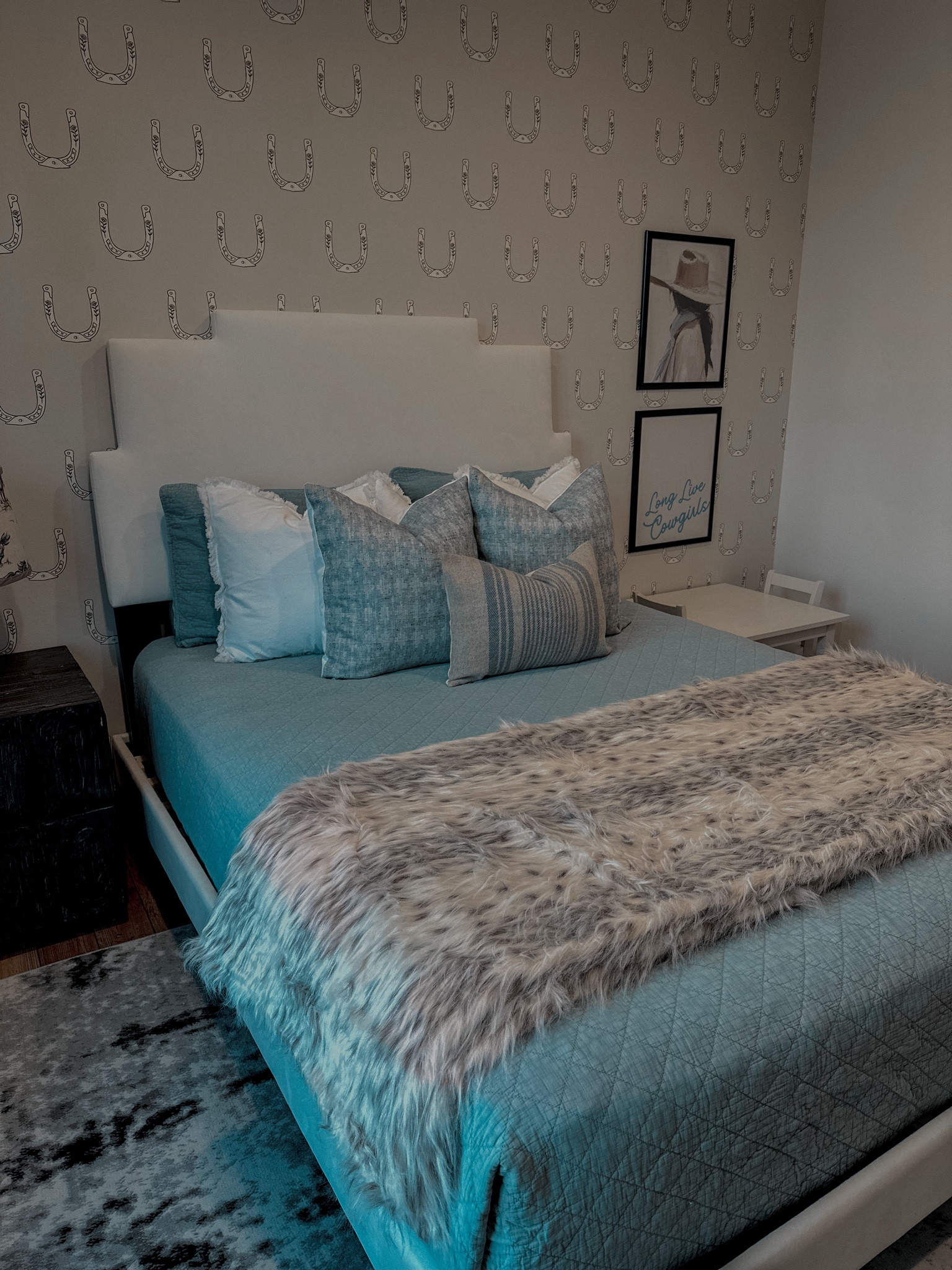 Coastal cowgirl bedroom \\
The coverlet and throw are from Paseo Road. Use code SUZIE to save there. Discounts cannot be stacked if they are running another sale. 

#LTKHome #LTKxWayfair