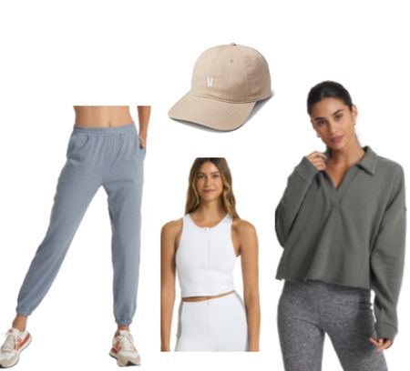 The softest loungewear ! Love the color of these joggers for spring. #loungewear #joggers #hats 

#LTKfit #LTKtravel #LTKFind