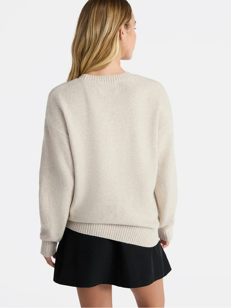 No Boundaries Fashion Icon Sweater, Midweight, Women's | Walmart (US)