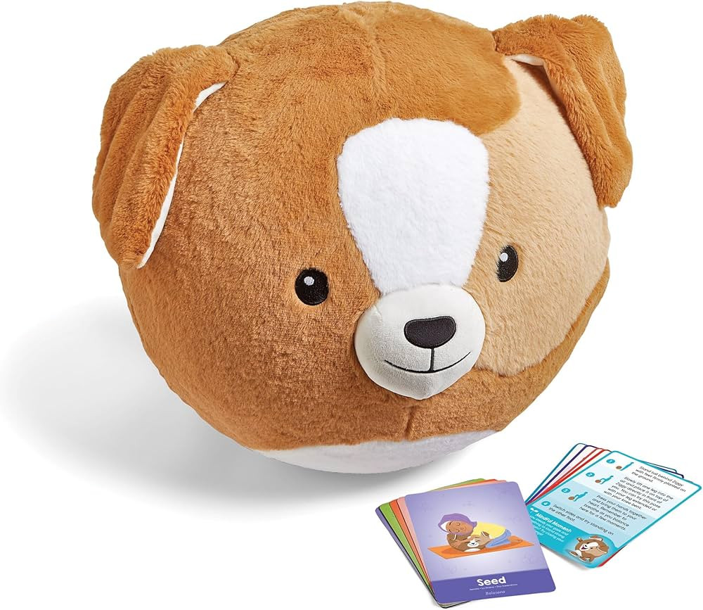 hand2mind Puppy BubblePlush Yoga Ball Buddy, Yoga for Kids, Calming Corner for Elementary Student... | Amazon (US)
