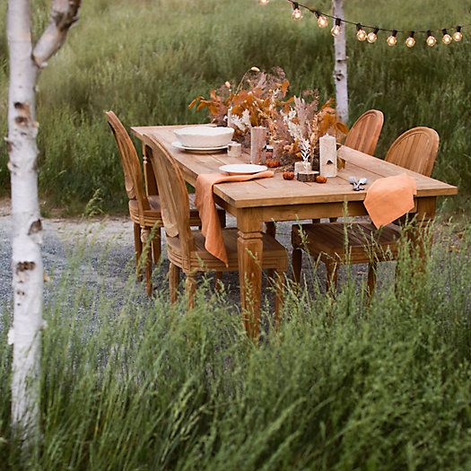 Reclaimed Teak Dining Table, 7’ | Terrain