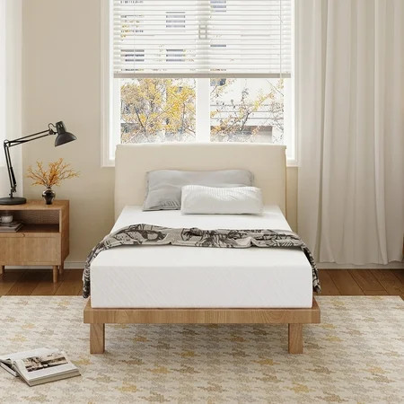 MLILY Ego White Twin Mattress in a Box, 6 inch Memory Foam Mattress | Walmart (US)