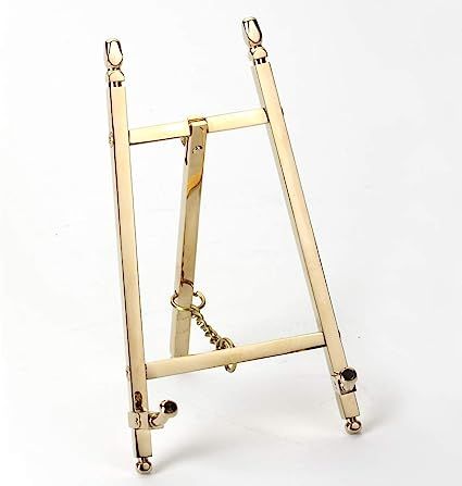 TOPNIKE Table Top Easel, Art Display Easels, Brass Plate Stands for Display, 6 Inch, 150MM | Amazon (US)