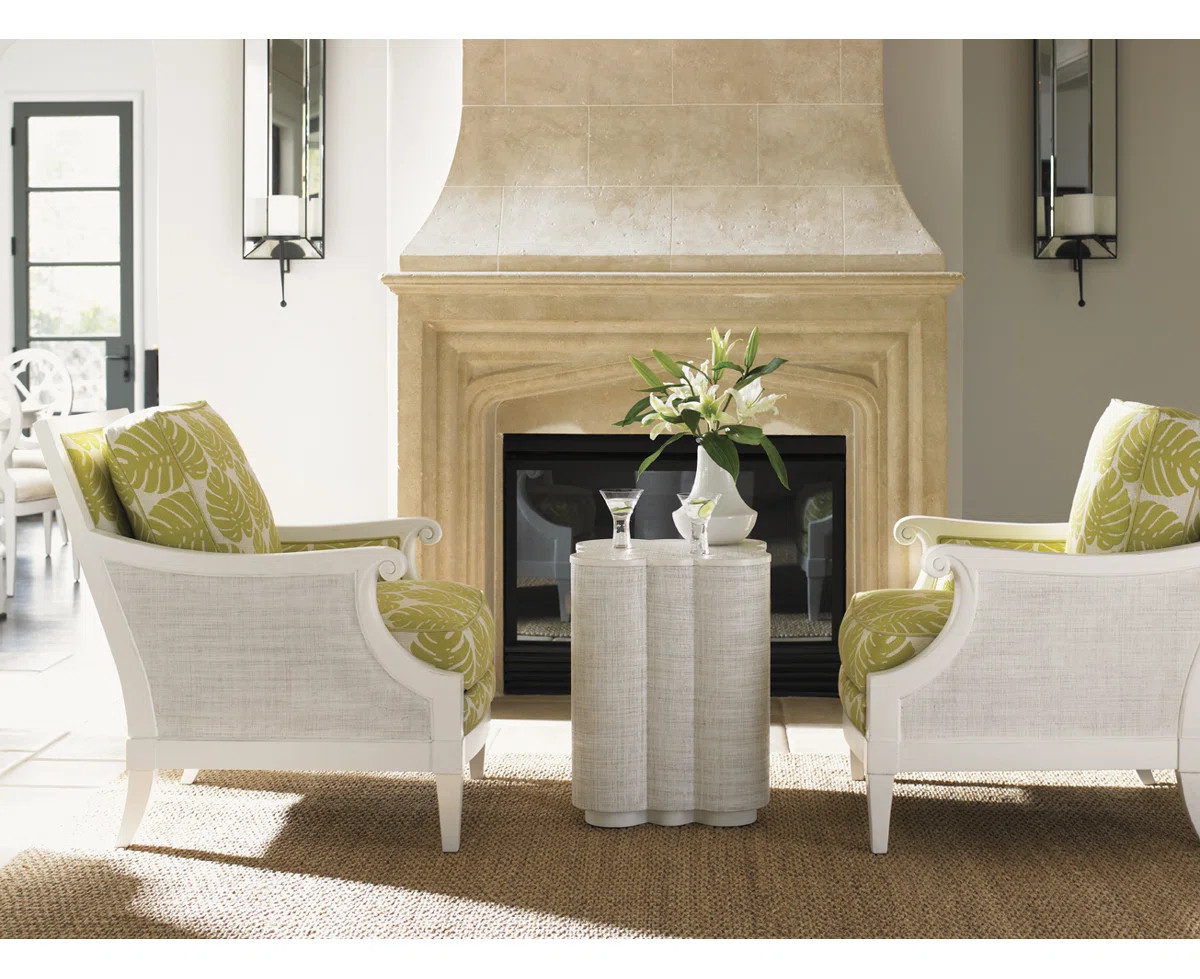 Ivory Key Spar Point Chairside Table | Wayfair North America