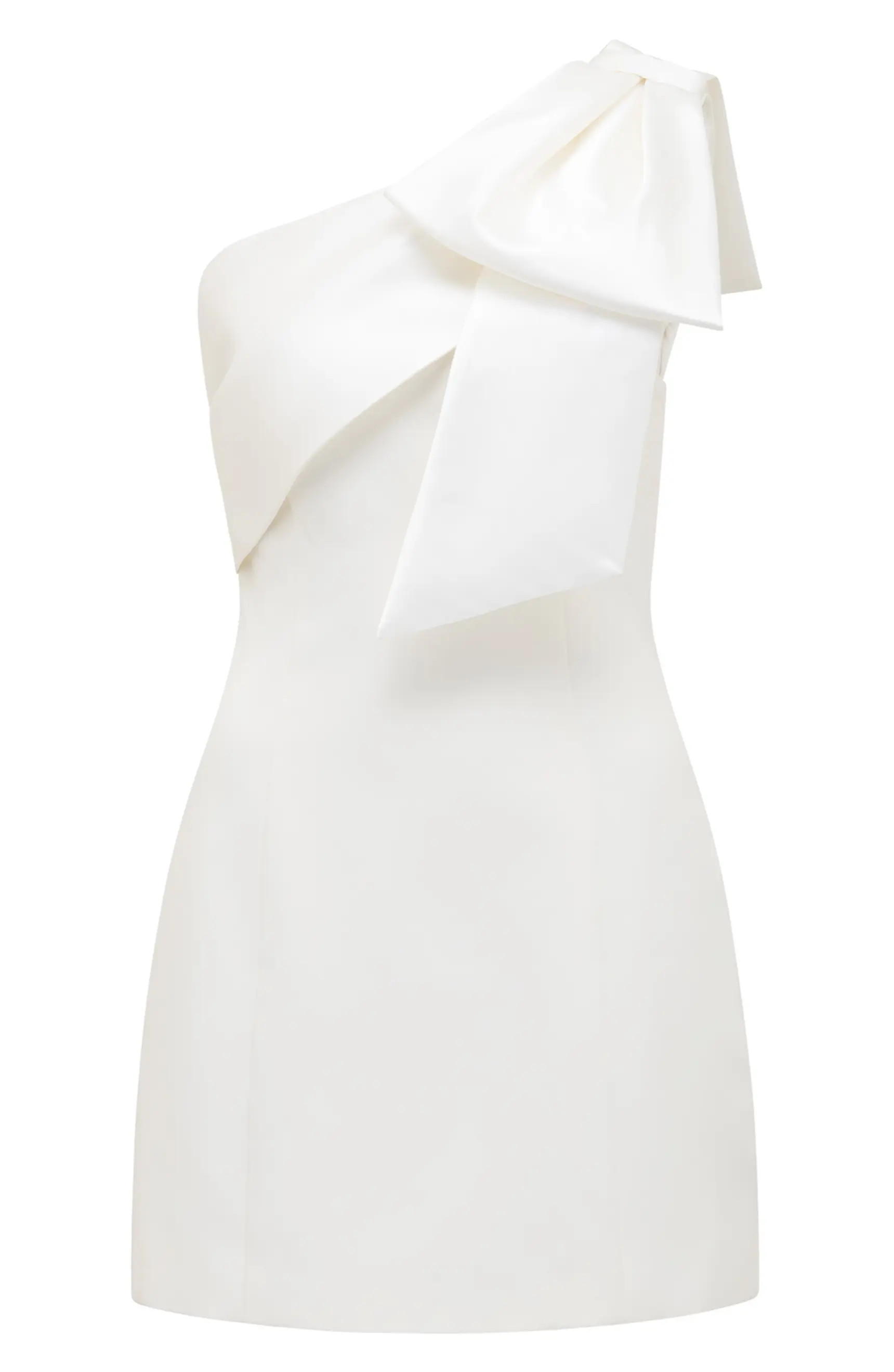 Holly Bow Shoulder Minidress | Nordstrom