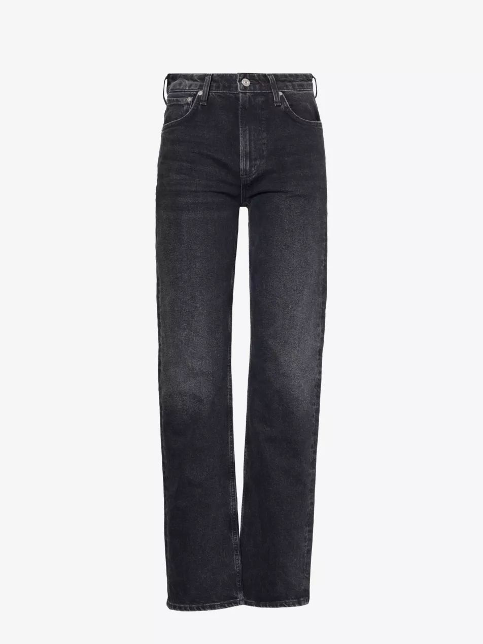Zurie straight-leg mid-rise denim-blend jeans | Selfridges