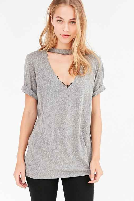 Truly Madly Deeply Cut It Out Tee,GREY,XS | Urban Outfitters US