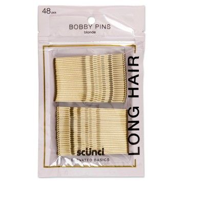 Conair Scunci Extra Long Bobby Pins Blonde - 48pk | Target