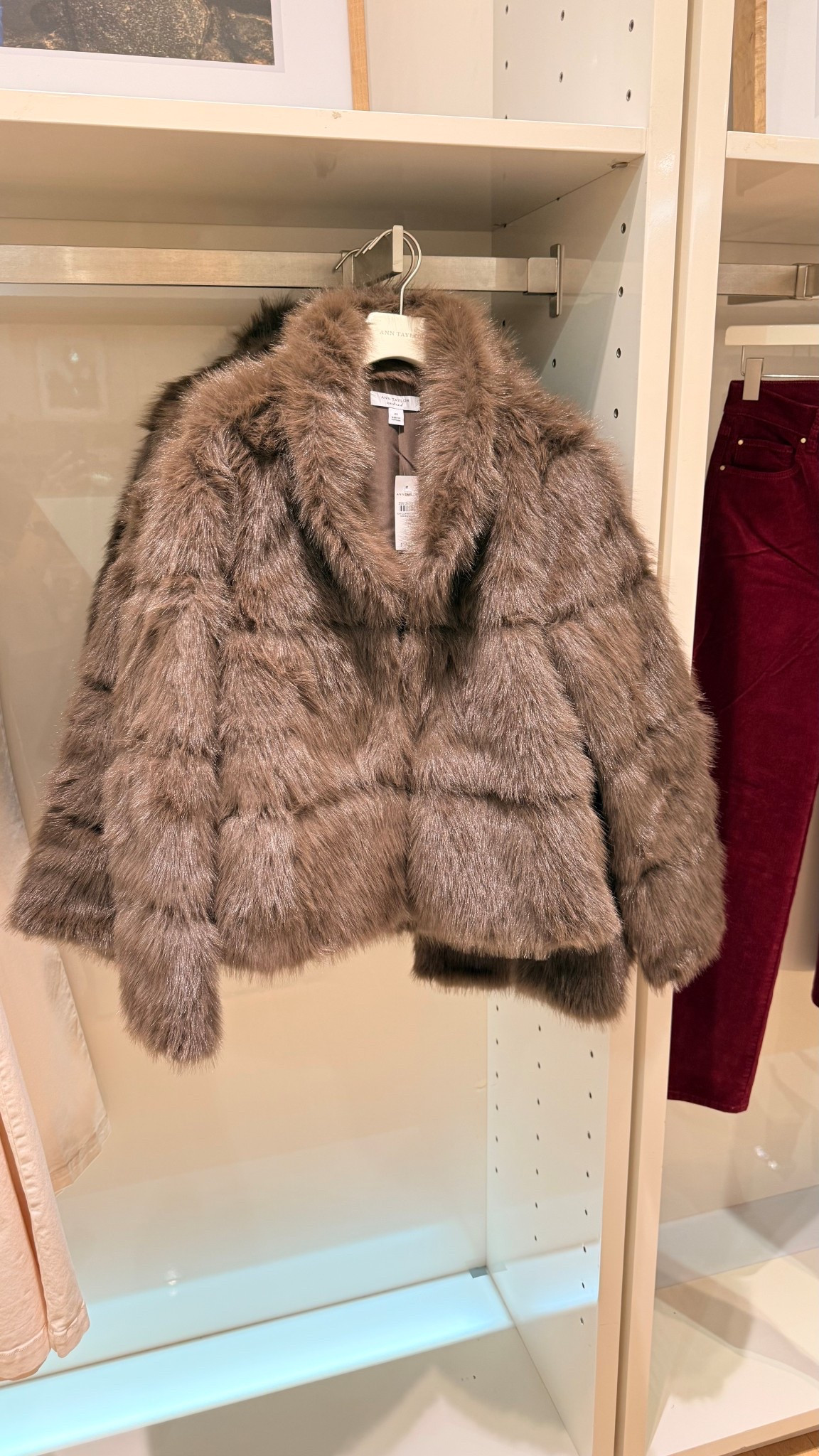 Ive officially found the best faux fur jacket for fall. 
I bought it for my daughter on an xs (she’s a size 0 - but I could wear it too and I’m a size 4.) 

#LTKGiftGuide #LTKSeasonal #LTKStyleTip