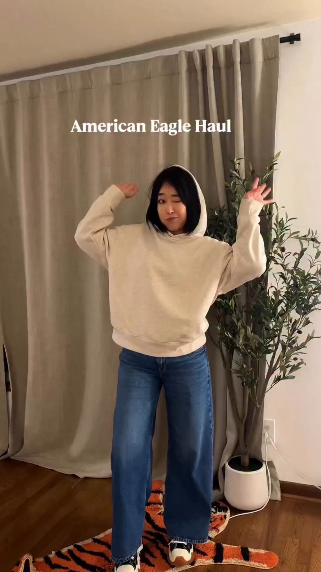 Dream big; every place can be your runway. @americaneagle 

The Jeans is perfect for the fall, love how it looks and fit! I'm 5'5"wearing a size 2, it fits true to size and super comfy!

Link all my favorite in my bio.

#AEAffiliate #AEGifted #AEJeans #AELYLCommunity #tryonhaul #styleguide

#LTKFindsUnder100 #LTKStyleTip #LTKdayinmylife