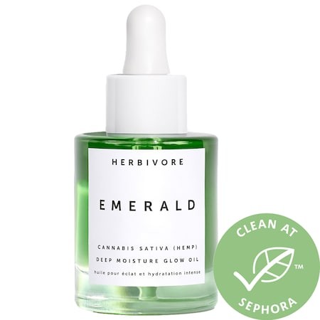 Herbivore Emerald Cannabis Sativa Hemp Seed Deep Moisture Glow Oil 1 oz/ 30 mL | Sephora (US)