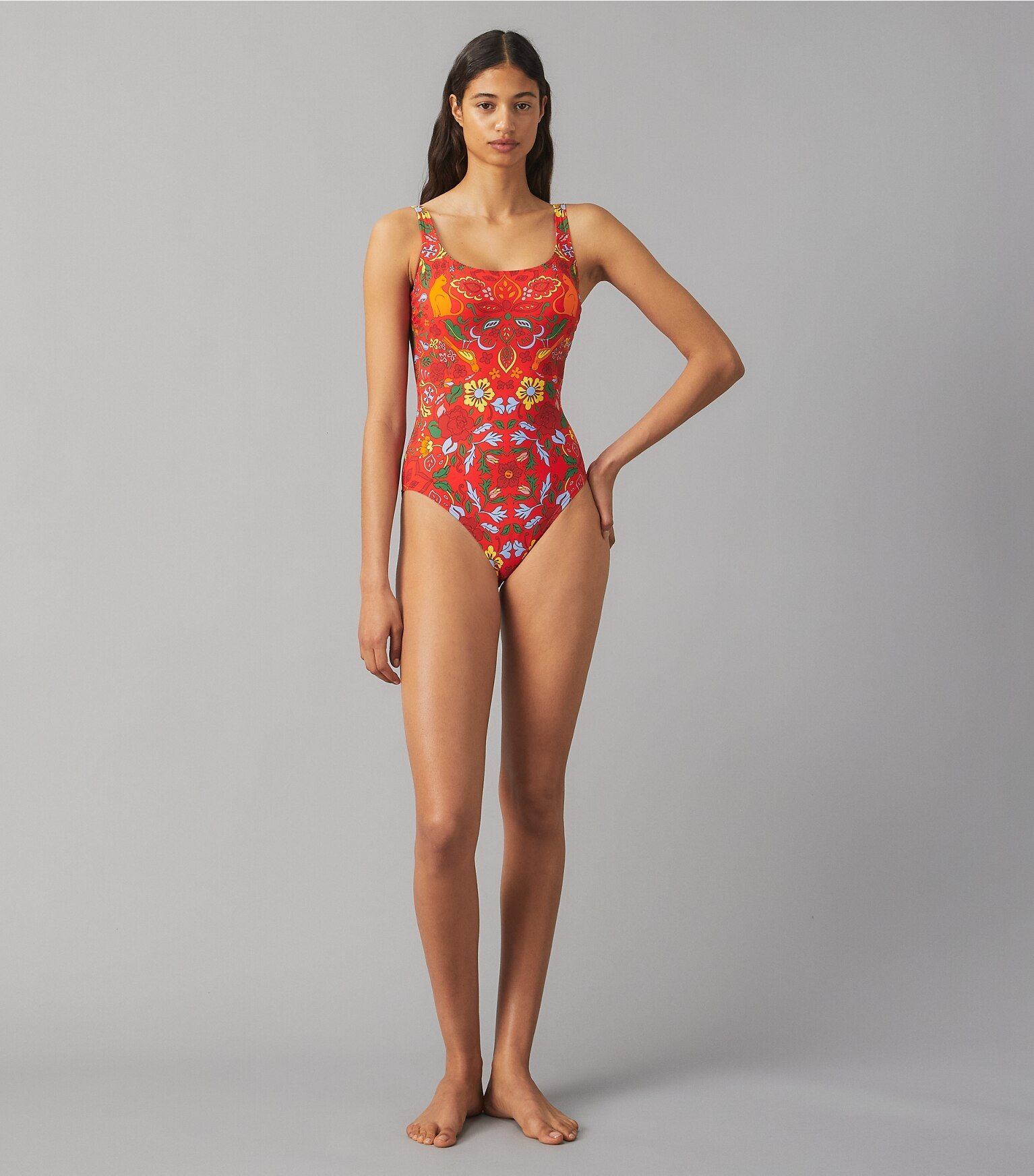 Printed Tank Swimsuit | Tory Burch (US)