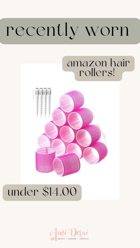 Amazon hair rollers! I use these everyday for my bangs! 