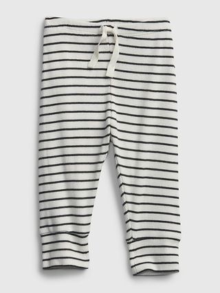 Baby 100% Organic Cotton Stripe Pull-On Pants | Gap (US)