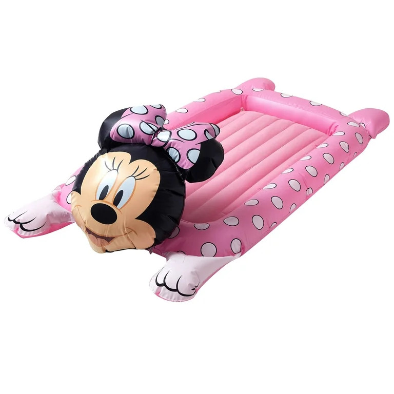 Disney Minnie Mouse Inflatable Portable Kids Travel Bed | Walmart (US)