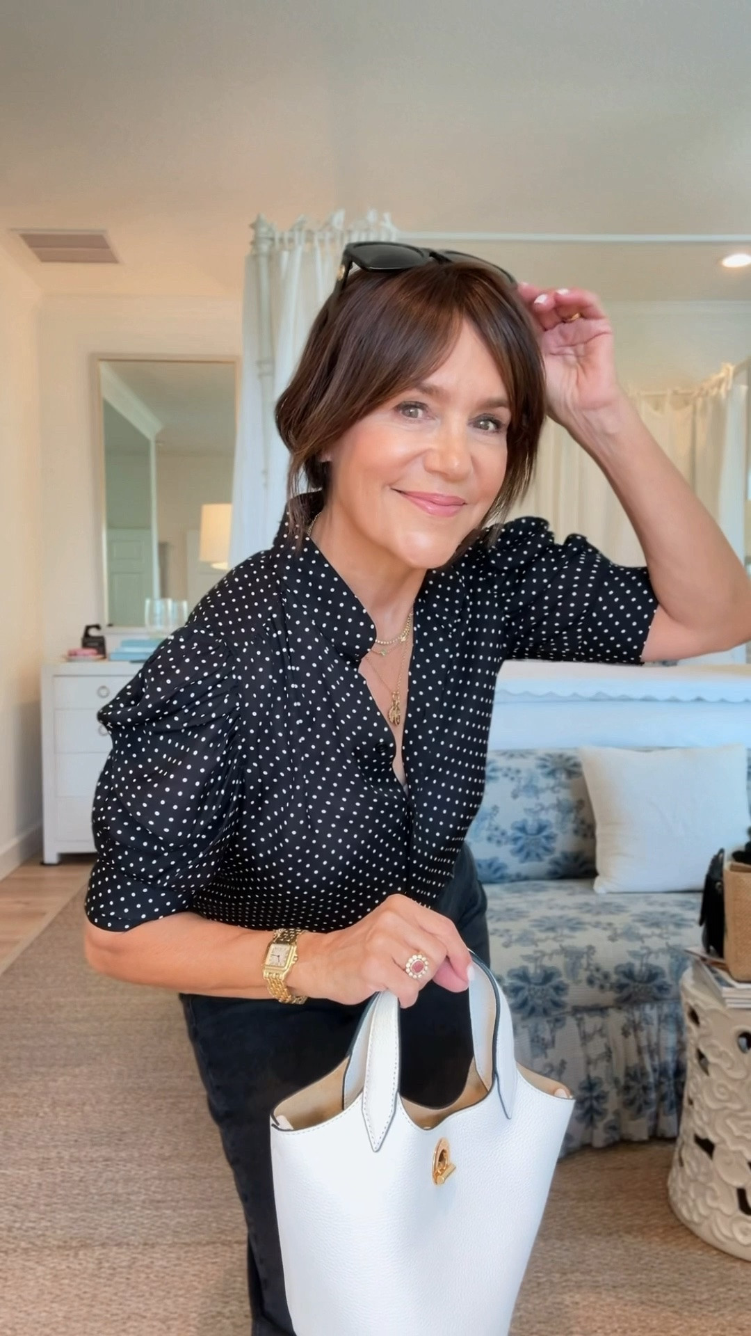 One of my absolute favorites tops! I have this top in at least 5 colorways, because it’s really so pretty and flattering. Fit runs true to size. I paired it with my new favorite black jeans for fall 🤍

#LTKgrwm #LTKdayinmylife #LTKootd