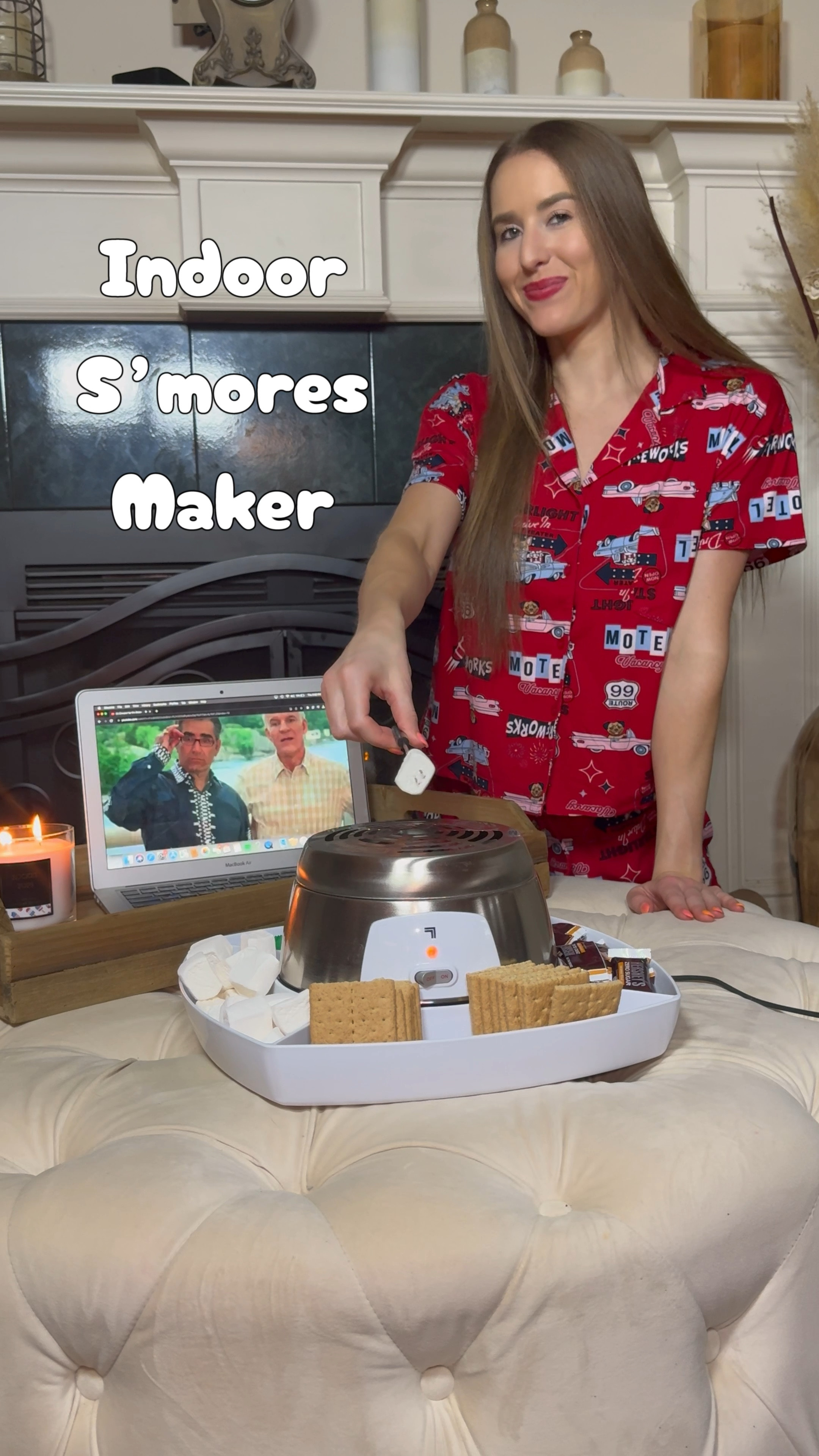 Indoor s’mores. S’mores machine. S’mores maker. Movie night essentials. Movie night necessities. Movie night must haves. S’mores. 

#LTKSeasonal #LTKHome #LTKVideo