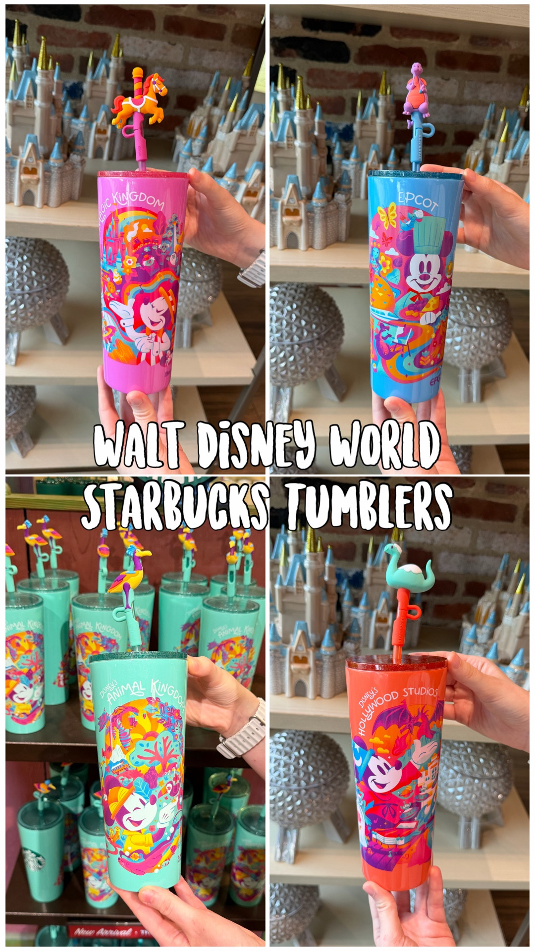 Four new Starbucks mural style steel tumblers were released for each Walt Disney World park…Animal Kingdom, Epcot, Hollywood Studios and Magic Kingdom. Each tumbler comes with a park mascot straw topper…
Animal Kingdom - Kevin
Epcot - Figment
Hollywood Studios - Gertie
Magic Kingdom - Carousel Horse
🦁🌐🎬🏰
Disneyland and California Adventure have now also joined the collection!
#disneyvacation #disneystarbucks #starbuckstumbler #disneyfamily


#LTKMothersDay #LTKmomlife #LTKdayinmylife