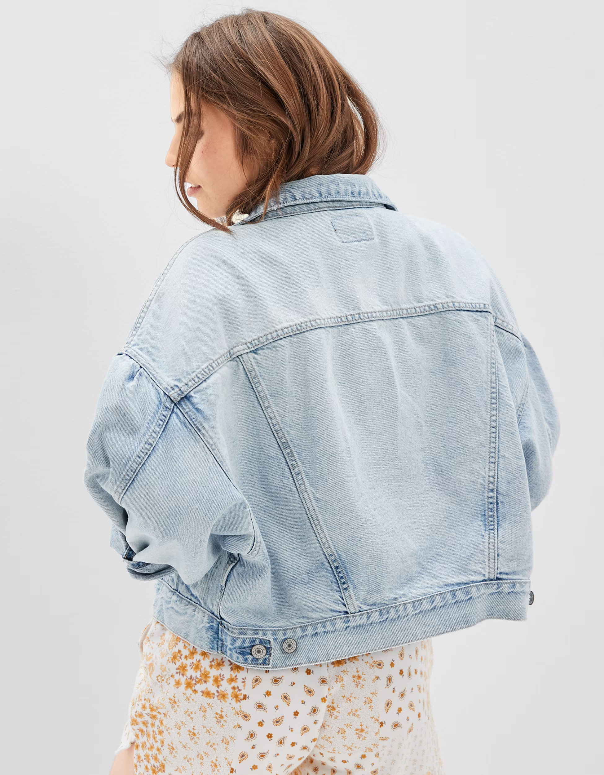 AE Cropped Denim Jacket | American Eagle Outfitters (US & CA)