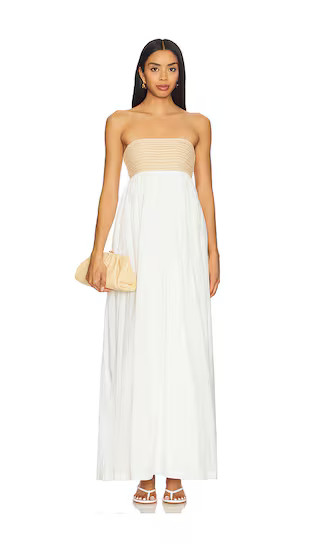 Dockside Maxi Dress in White Voile | Revolve Clothing (Global)