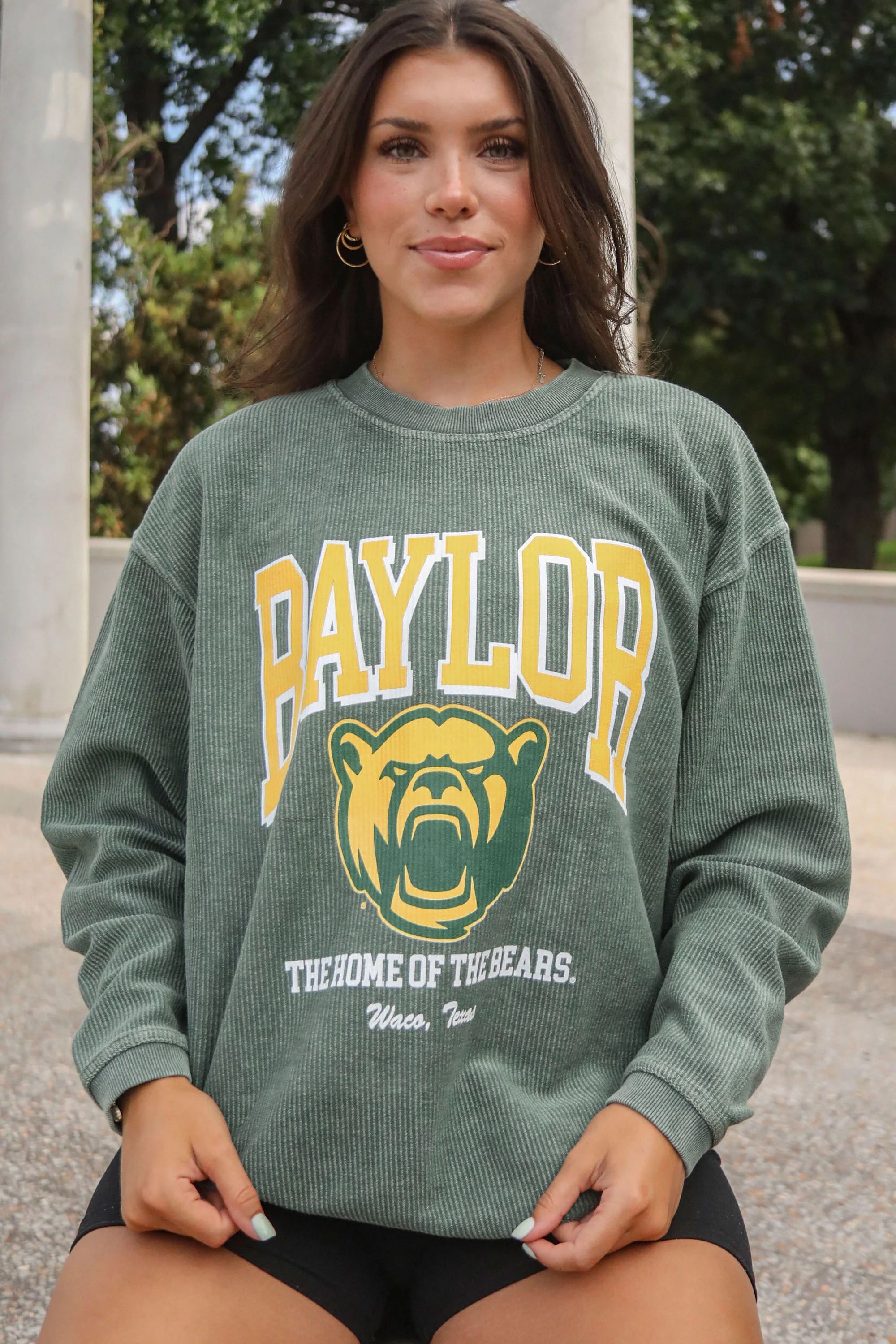 charlie southern: baylor mascot corded sweatshirt | RIFFRAFF