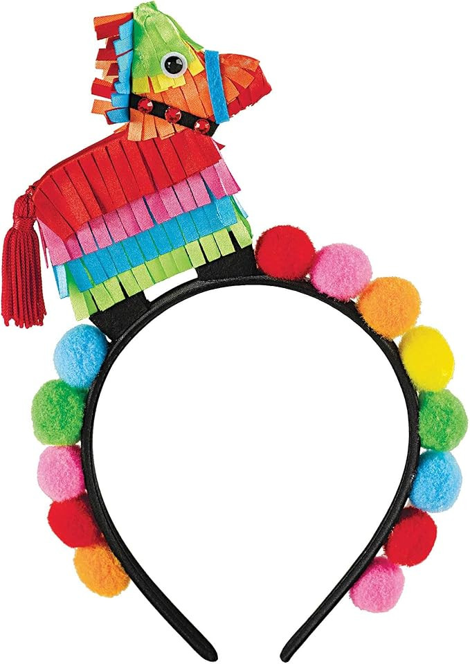 amscan Mini Donkey Pinata Headband- 1 pc. | Amazon (US)