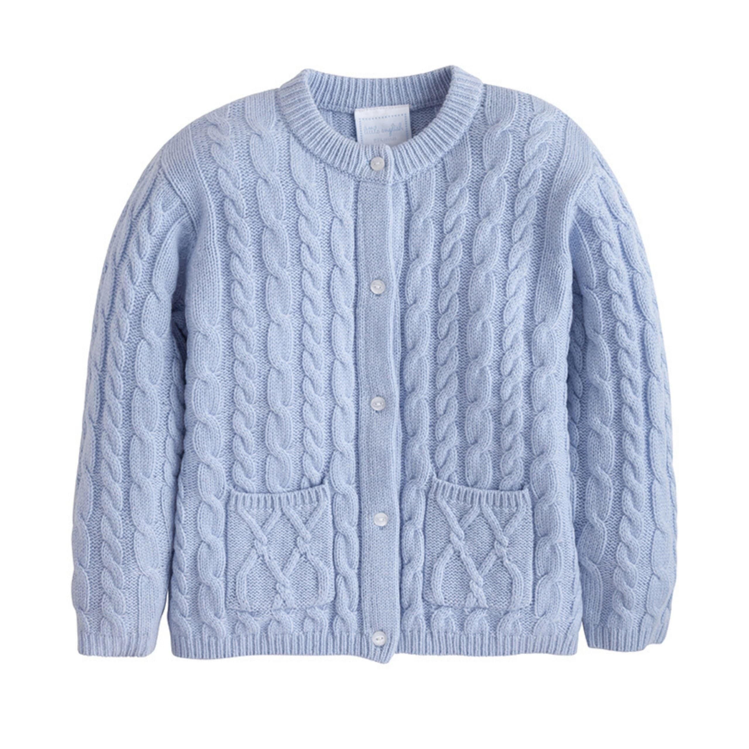 Baby & Toddler Cardigan - Kid Light Blue Sweater | Little English