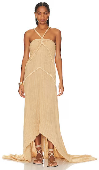 Ilya Maxi Dress in Sand | Neutral Maxi Dress | Neutral Outfit | Neutral Dress Beige Dress Tan Dress | Revolve Clothing (Global)