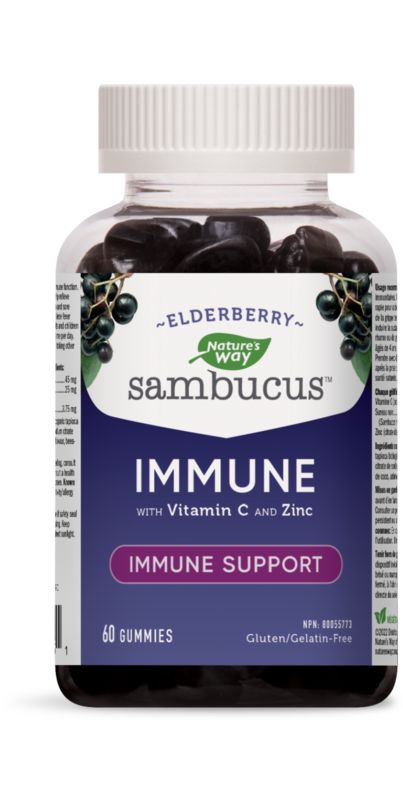 Nature's Way Sambucus Elderberry Immune Support Gummies | Well.ca