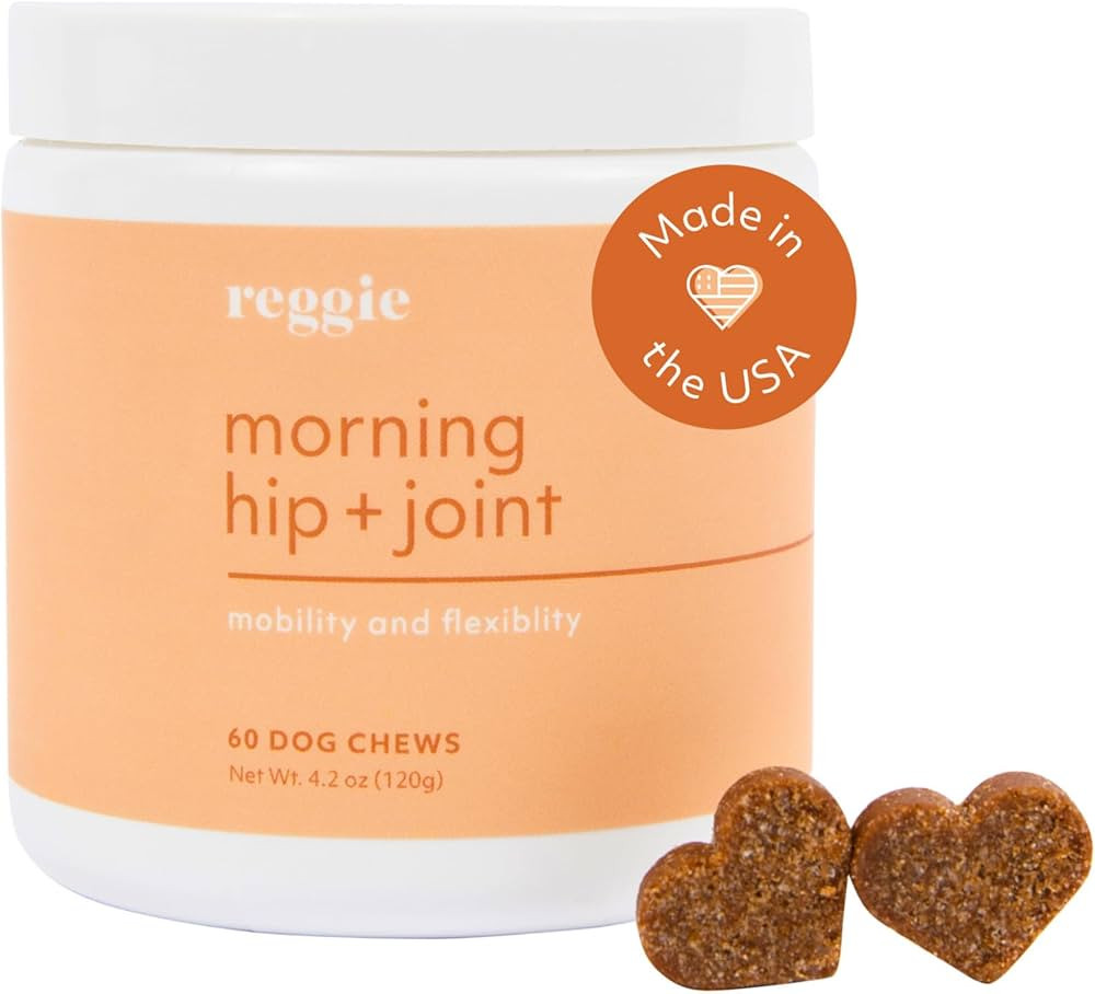 Reggie Morning Hip + Joint Supplements for Dogs | Relieves Soreness, Inflammation, Joint Pain, Mo... | Amazon (US)