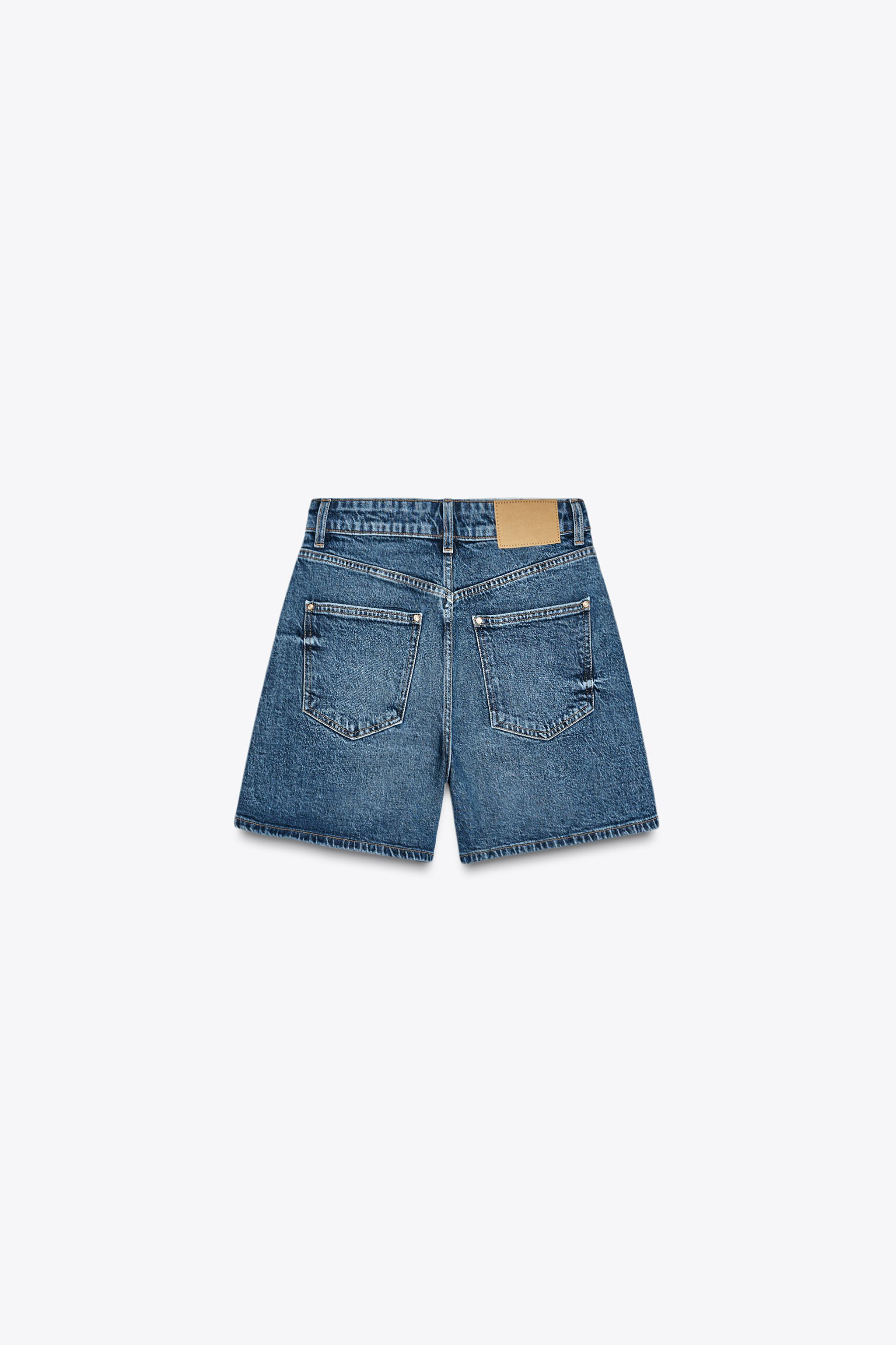 Z1975 HIGH-WAISTED MOM FIT SHORTS | Zara US