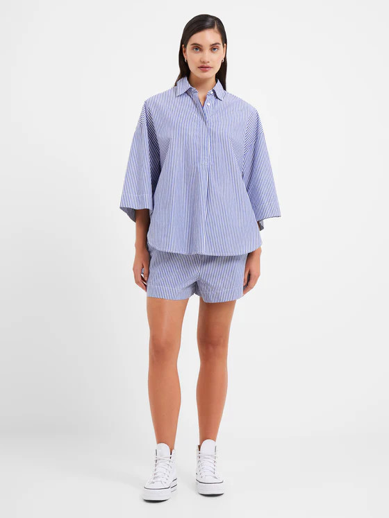 Rhodes Poplin Stripe Pull-On Shorts | French Connection (UK)