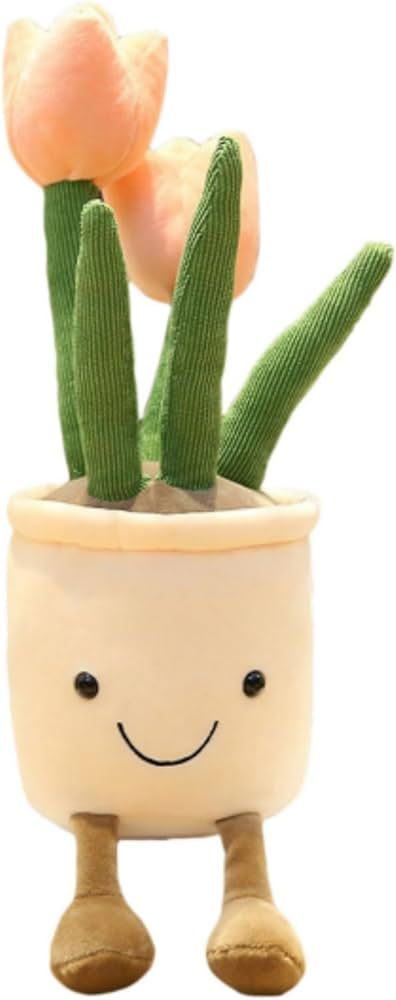 FAVOSTA Cute Succulents Plant Plush Toy, 14.6'' Potted Plant Stuffed Plush Pillow Decoration, Sof... | Amazon (US)