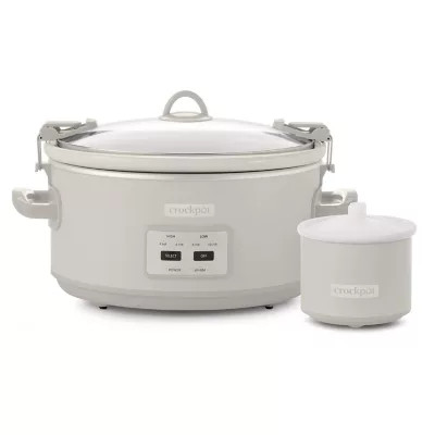 Crockpot™ Design Series Cook & Carry 7 qt. Slow Cooker in Mushroom | Bed Bath & Beyond | Bed Bath & Beyond
