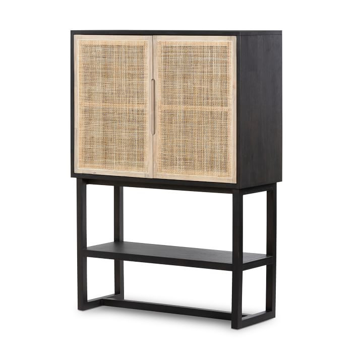 Yvette Woven Tall Cabinet (40") | West Elm (US)