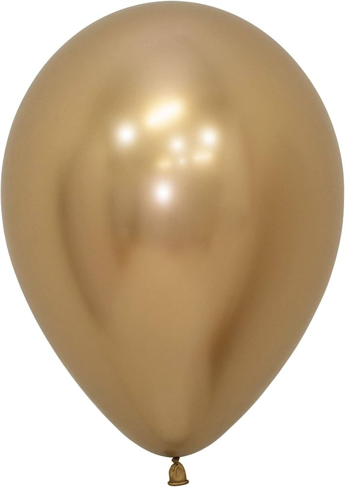 Sempertex Reflex Gold Latex Balloons 11” | Amazon (US)