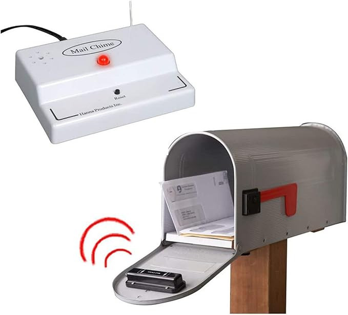 Mail Chime Mailbox Notification System – Mailbox Signal With Wireless Transmitter & Audible Arr... | Amazon (US)