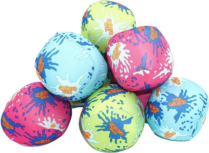 3" Water Bomb Splash Balls [24 Pack] Water Absorbent Ball - Kids Pool Toys, Outdoor Water Activit... | Amazon (US)
