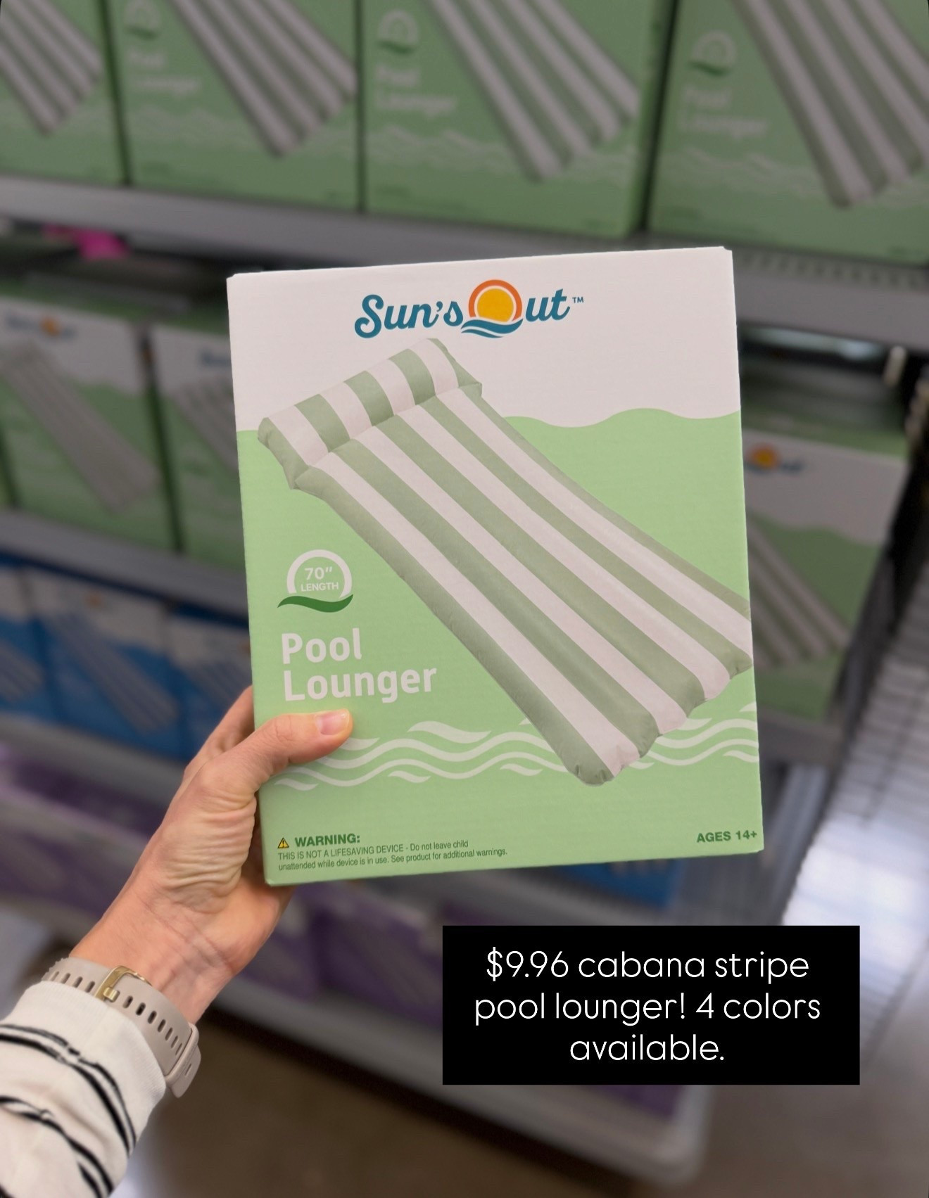 $9.96 cabana stripe pool float. Looks like funboy! 😄

#LTKSeasonal #LTKSwim