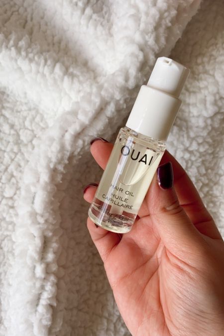 Obsessed with the smell of the Ouai hair oil and makes my hair so soft and shiny! Better in my opinion compared to the Olaplex oil. 

#LTKbeauty #LTKHoliday
