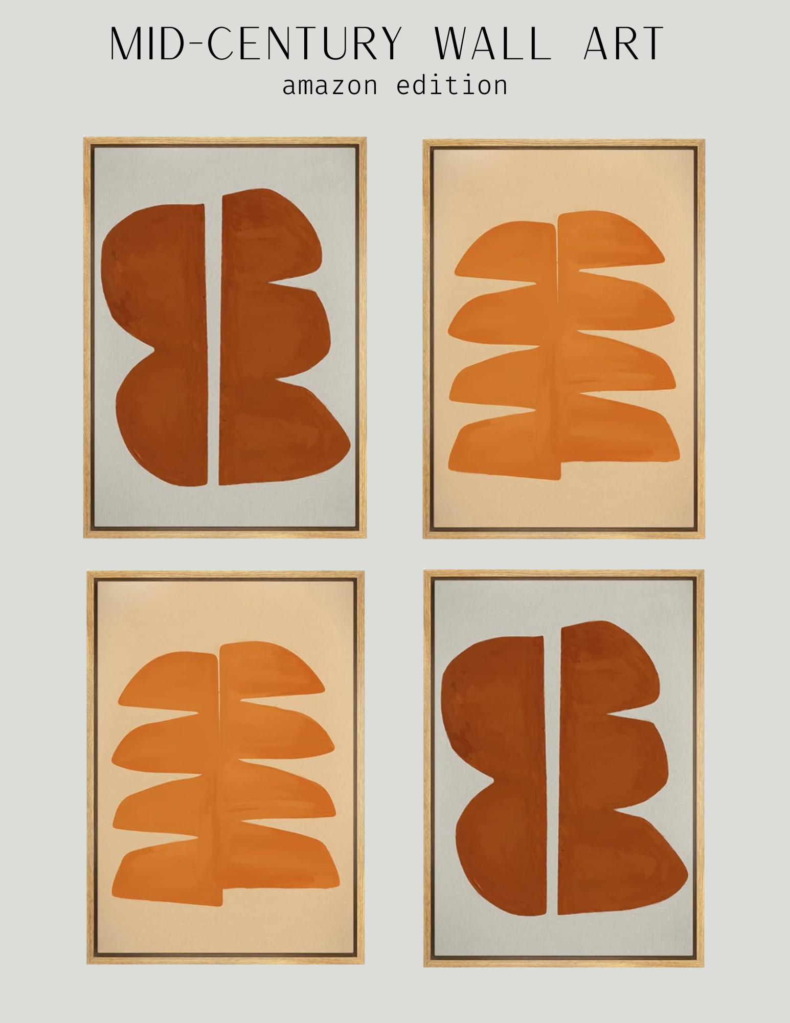 Add a pop of color into your home with these mid-century canvases!  

 #LTKU #LTKHome #LTKStyleTip