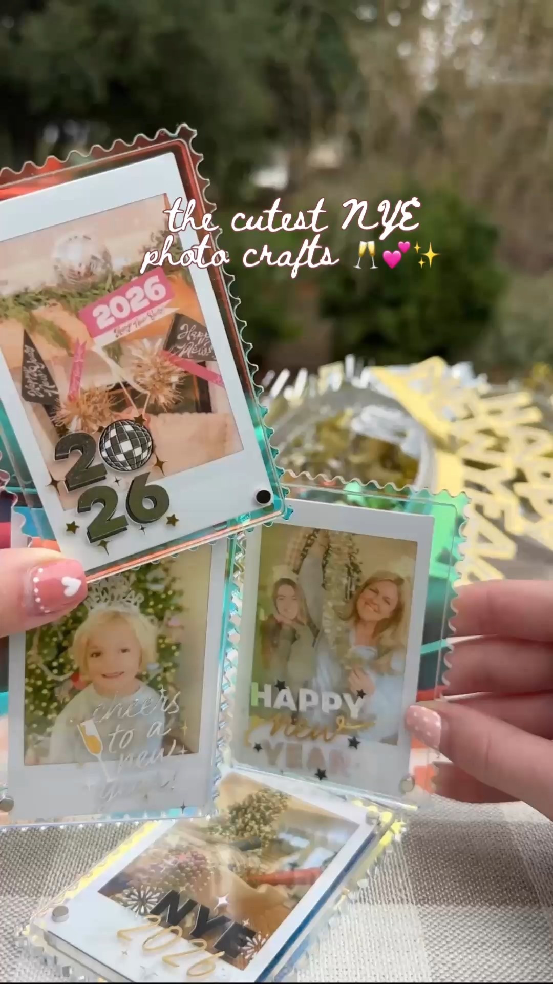 These tattoos rub right onto the acrylic for an easy and adorable craft! 🪩🎀✨

#LTKSeasonal #LTKGiftGuide #LTKHoliday