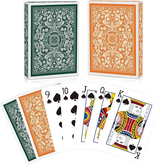 Playing Cards 2 Pack,Deck of Cards,Fun Cards Game for Adults,Poker Cards Professional,Standard Pl... | Amazon (US)