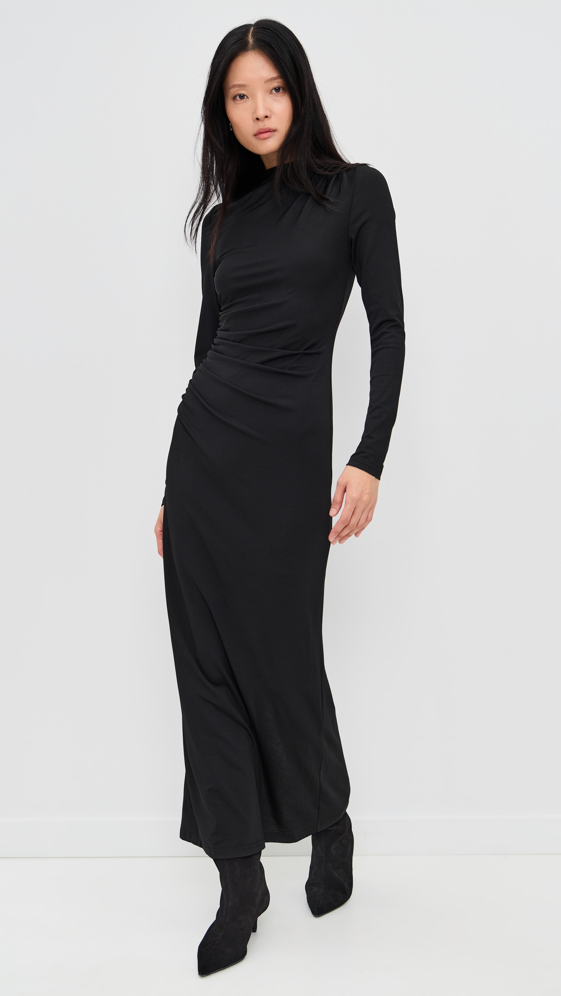 Lioness Contour Maxi Dress ONYX XXS | Shopbop