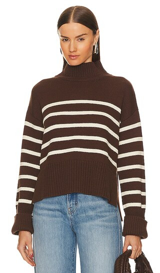Veronica Beard Lancetti Sweater in Brown. - size XL | Revolve Clothing (Global)